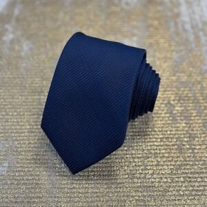 NAUTICA Men's Navy Blue Silk Necktie | Office Business Work Career Formal